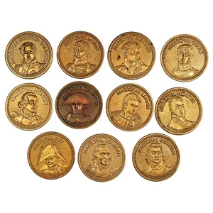 France - LOT 11 jetons - Série "Napoléon et ses Maréchaux" - Éditions Atlas - Imagen 1 de 2