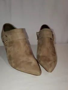Nine West Damen-Wildleder-Stiefeletten hellbraun Größe 6 1/2M - Bild 1 von 12