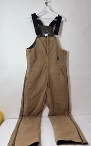 Vintage Berne Bercowear Mens Workwear Overalls Bibs Style B415BDR Size M Tall - Picture 1 of 7