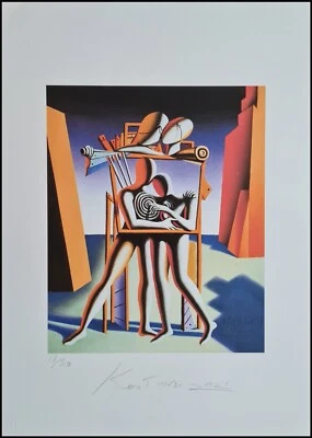 MARK KOSTABI * Untitled * 70 x 50 cm * lithograph * Kunstdruck * limited # 18/50 - Bild 1 von 4
