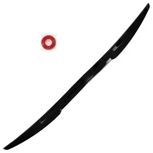 Adjustable Rear Trunk Spoiler Lip Roof Tail Wing Black For Car Sedan Universal - Picture 1 of 8