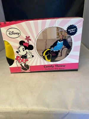 NIB Disney Minnie Mouse Classic Minnie Hearts Comfy Throw Blanket w/ Sleeves  - Image 1 of 4