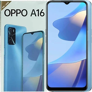 BNIB Oppo A16 Dual-SIM 64GB ROM + 4GB RAM Blue Factory Unlocked 4G/LTE GSM - Picture 1 of 1