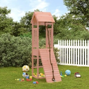 Spielturm mit Kletterwand Massivholz Douglasie - Bild 1 von 9