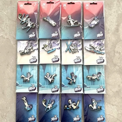 2026 米兰科蒂纳冬季奥运会吉祥物蒂娜和弗洛徽章(16 件套) — 第 1/4 张图片