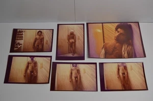 6 fotografie originali nudo maschile Candido anni 70 interesse gay camera oscura elaborate - Foto 1 di 10