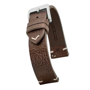 Alpine Genuine Vintage Leather Watch Strap | 22mm Quick Release Watch Band | ... - Picture 1 of 7