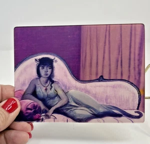 Disney Haunted Mansion 30th Anniversary Panther Lady Lenticular Card with Stand - Picture 1 of 16
