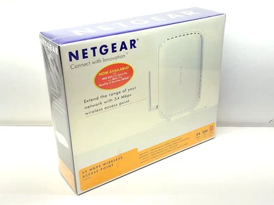 Netgear WG602 54 Mbps Wireless Access Point 100ft coverage 802.11g - Image 1 of 4