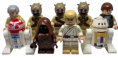 LEGO Star Wars Minifiguras Jawa Tusken Raider Obi Wan Juego de 9 Foto 1 de 4