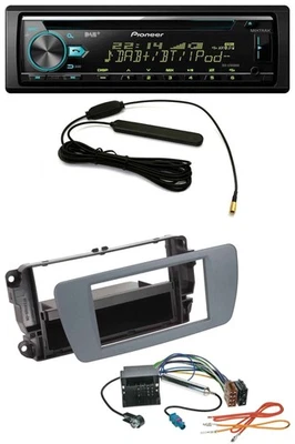 Pioneer CD MP3 AUX DAB USB Autoradio für Seat Ibiza (ab 08) conemaragrau - Bild 1 von 4