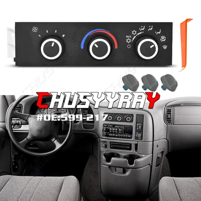 NEW A/C Heater Climate Control Panel 599-217 For Chevrolet GMC Express 2500 3500 - Image 1 of 4