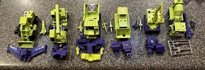 Lote Completo Transformers G1 Constructicon Foto 1 de 4