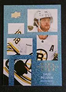 2024-25 Upper Deck Series 1 Hockey P-4 DAVID PASTRNAK UD Portraits Speckle - Picture 1 of 2