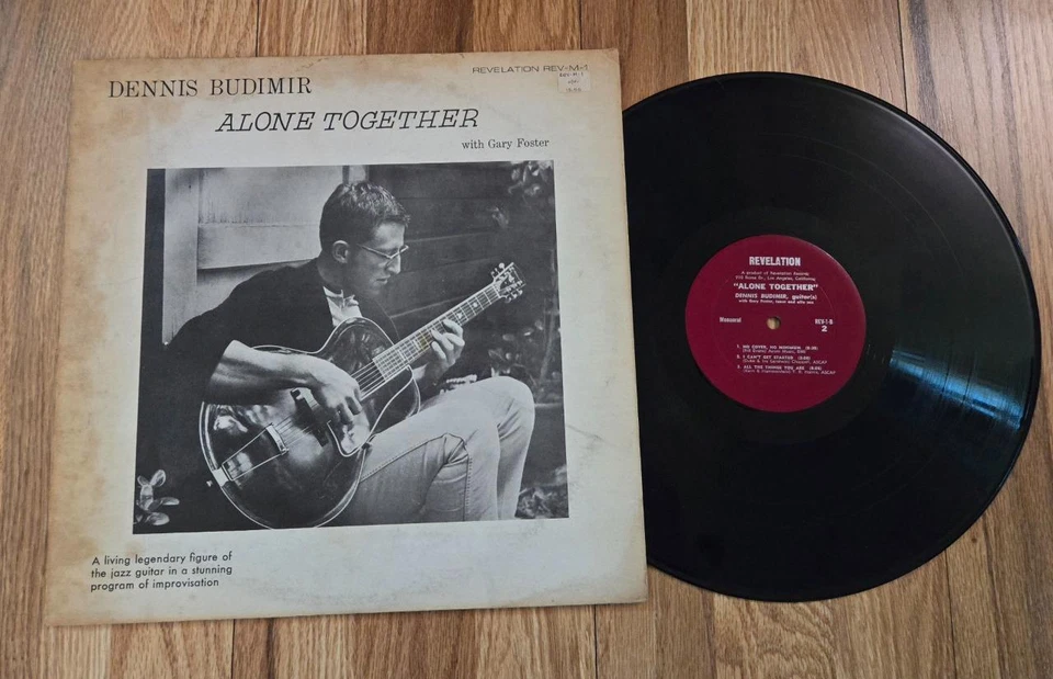Dennis Budimir ALONE TOGETHER Revelation LP EX 1967 Jazz Guitar Gary Foster - Image 1 of 1