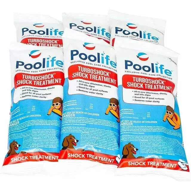 Poolife Turbo Shock 1 Lbs Bags - 6 Pack - Image 1 of 1