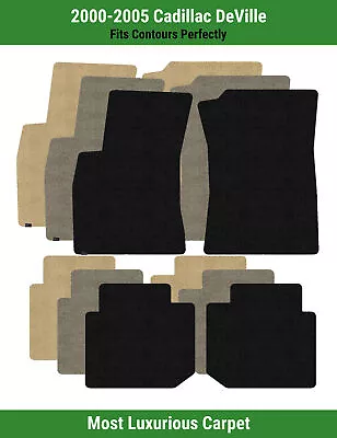 Tapetes carpete Lloyd Luxe linha dianteira e traseira para Cadillac DeVille 2000-2005  - Imagem 1 de 4