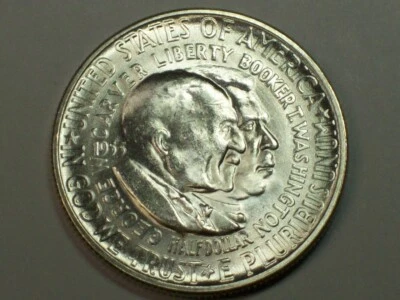 1953-S Washington Carver Commemorative Half Dollar     Near Gem BU       SN6919 - Image 1 of 2