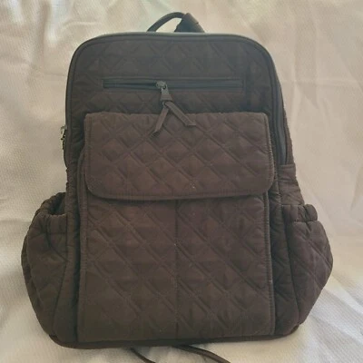 VERA BRADLEY Mochila Esencial Pequeña Campus Laptop CLÁSICA Microfibra Foto 1 de 4