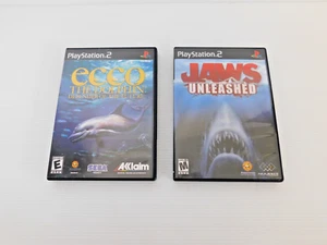 Ecco the Dolphin: Defender of the Future + Jaws Unleashed (Sony PlayStation 2) - Picture 1 of 3