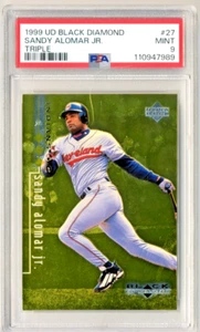 Derek Jeter 1999 Upper Deck Black Diamond Triple Gold Yankees #56 PSA 9 - Bild 1 von 2