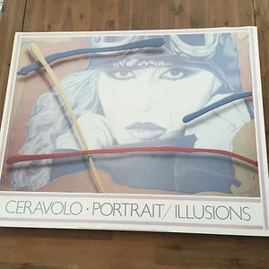 Vintage 1983 Jim Ceravolo The Aviator Litho Lithograph Poster 33" x 26" - Picture 1 of 11