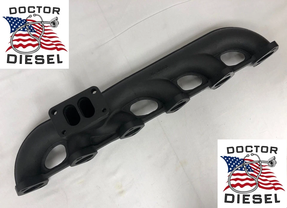 Colector de escape de alto flujo para 03-07 Ram 2500 3500 Cummins L6 5,9 L diésel Foto 1 de 2