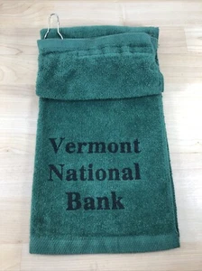 Vermont National Bank Golf Towel - Picture 1 of 5
