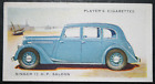 Singer 12 Hp Saloon Car    Vintage 1930'S Card  Xc15