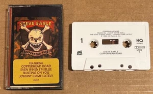 Steve Earle - Copperhead Road RARE promo issue cassette '88 - Picture 1 of 2