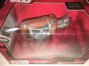 Disney Store Star Wars REY'S SPEEDER DIE CAST VEHICLE Action Figure Toy NEW - Picture 1 of 3