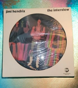 JIMI HENDRIX - THE INTERVIEW - Picture Disc, RARE 1968, RNDF-254 -- EX - Picture 1 of 4
