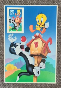 Sylvester & Tweety Looney Tunes USPS Stamp Collector in Mint Condition - Picture 1 of 2
