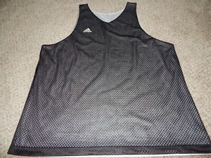 ADIDAS DAMEN WENDE MESH TANK TOP SPORT TRAINING GYM SCHWARZ WEISS GRÖSSE 1X - Bild 1 von 8