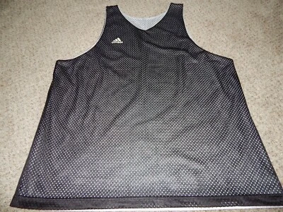 ADIDAS MUJER REVERSIBLE MALLA CAMISETA SIN MANGAS ENTRENAMIENTO ATLÉTICO GIMNASIO NEGRO BLANCO TALLA 1X Foto 1 de 4