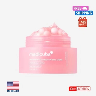 Medicube PDRN Pink Collagen Capsule Cream -PDRN, Firming, Brightening, Antiaging - Image 1 of 4