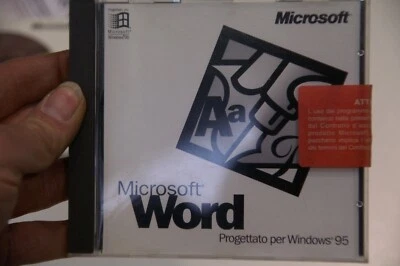 Microsoft Word 95 Software CD - Immagine 1 di 2