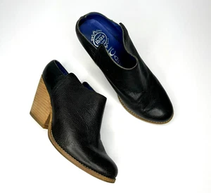Jeffery Campbell Bootie Damen 6 schwarze Leder Pantoletten Slipper Blockabsatz Ibiza - Bild 1 von 11