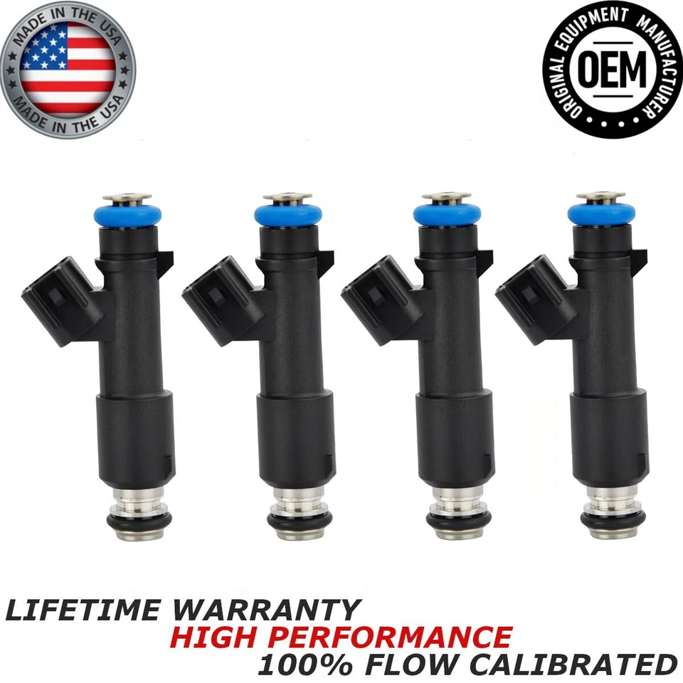 Delphi 4X OEM Fuel Injectors Fits 2005-2010 Chevrolet Cobalt Pontiac G5 12582219 - Image 1 of 4