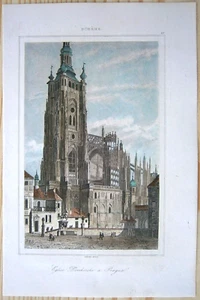 Impresión 1842 CATEDRAL DE SAN VITO, HRADCANY, PRAGA, REPÚBLICA CHECA, #23 - Imagen 1 de 1