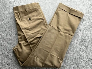 $65 New Lands' End Men's Traditional Fit No Iron Chino Pants Brown 36x33 - Picture 1 of 10
