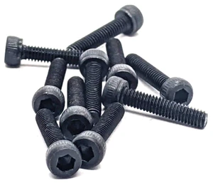 RC Screws M2.5 x 12 Black Hex Head Metric Thread (For Roto or Pull Start) Qty 10 - Picture 1 of 1