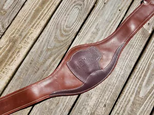 Devoucoux Brown Padded Anatomic English Jumper Girth - CHOICE of size: 46" - Picture 1 of 9