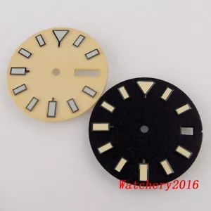 Reloj Bliger 28.5MM Luminoso Negro Beige Esfera Ajuste NH35 NH36 Automático Hombre Reloj - Imagen 1 de 8