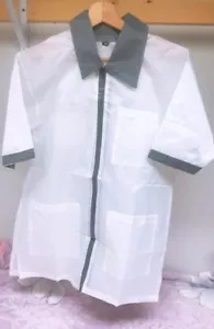 Chaleco Barbero Profesional Chaqueta Color Blanco Ultra Ligero B-19 - Imagen 1 de 5
