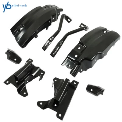 Soportes de parachoques delanteros 8 piezas para Chevrolet Silverado 1500 2007-2013 Foto 1 de 4