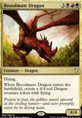 Broodmate Dragon ~ Near Mint Commander 2017 MTG Magic UltimateMTG Multi-Color Ca - Image 1 of 1