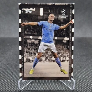 2022-23 Topps Simplicidad UCC - Erling Haaland Manchester City FC - Imagen 1 de 2