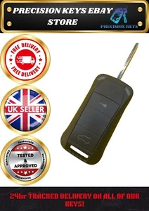 PASSEND FÜR PORSCHE 2btn Cayenne 2004-2010 FERNSCHLÜSSEL 433 MHz ID46 CHIP UK VERKÄUFER - Bild 1 von 1