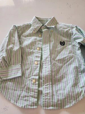 Camisa Chaps 12 Meses Manga Larga Abotonada Foto 1 de 3